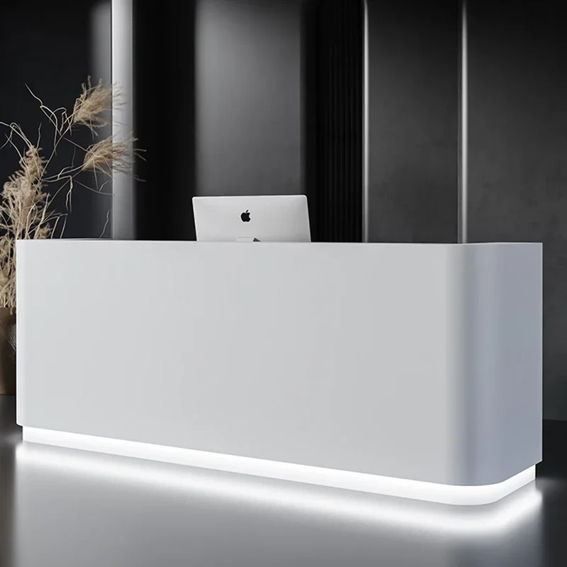 Office Furniture High End - Cream Style Nordic Reception Desks Beauty