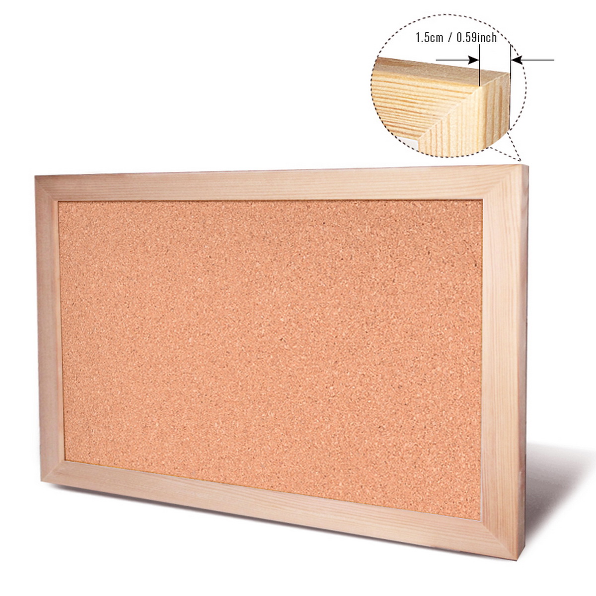 Vintage Pine Wood Frame Cork B - Bulletin Board Cork 리뷰 및 가격