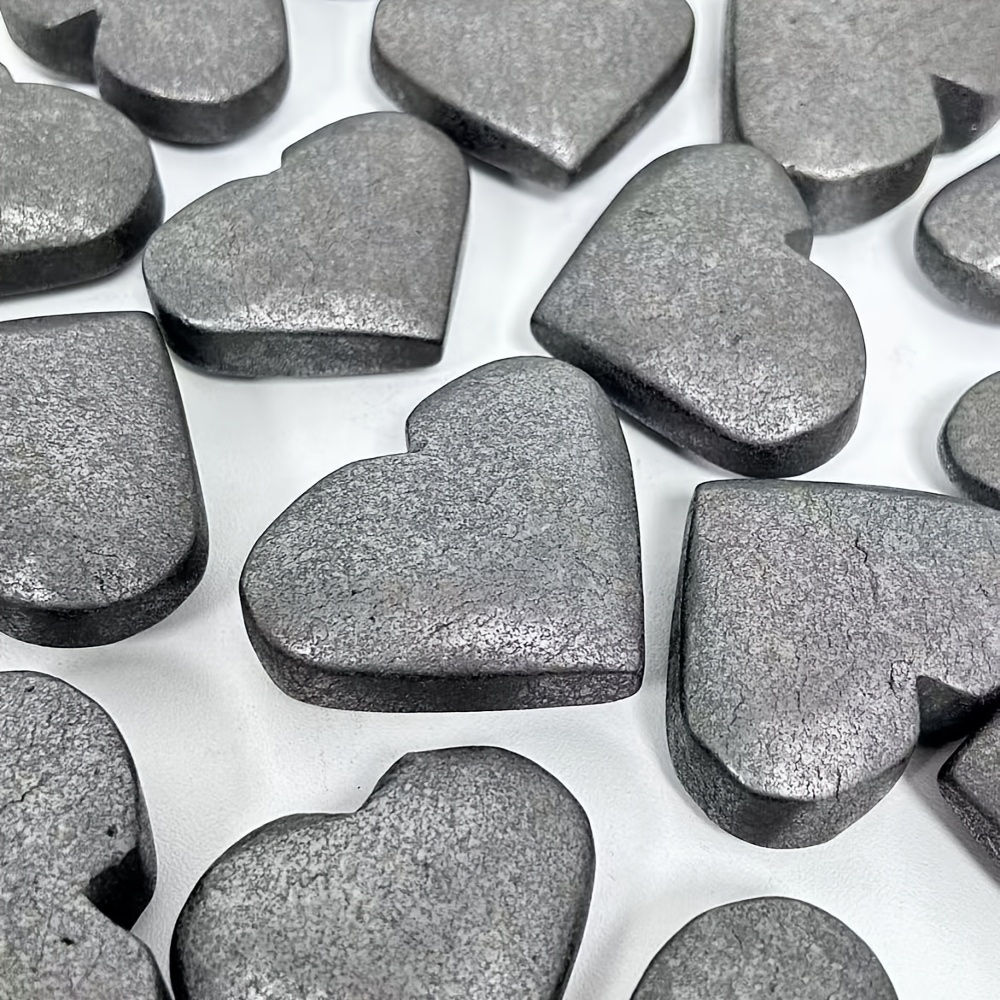 1pc Natural Shungite Heart Raw - Office Furniture In China 리뷰 및 가격