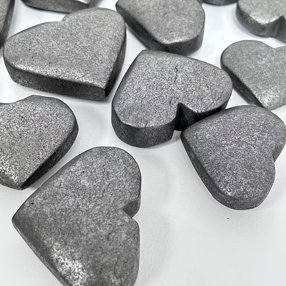 1pc Natural Shungite Heart Raw - Office Furniture In China 리뷰 및 가격