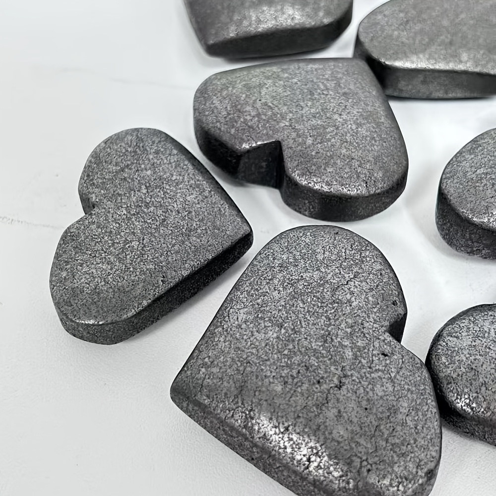 1pc Natural Shungite Heart Raw - Office Furniture In China 리뷰 및 가격