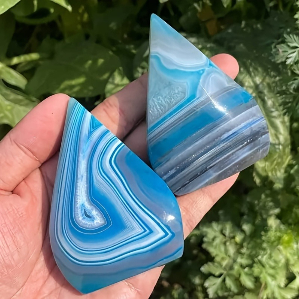1pc Teardrop Blue Agate Crysta - Office Furniture In China 리뷰 및 가격