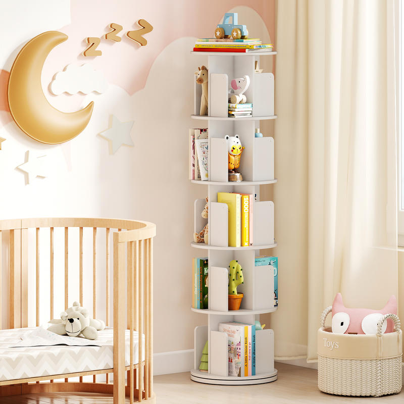 5-Tier Rotating Bookshelf 360° - Bookshelf 5 Tier 리뷰 및 가격