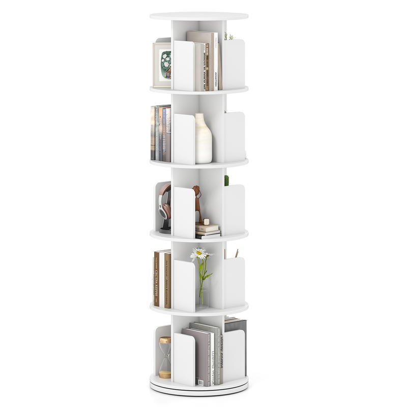 5-Tier Rotating Bookshelf 360° - Bookshelf 5 Tier 리뷰 및 가격