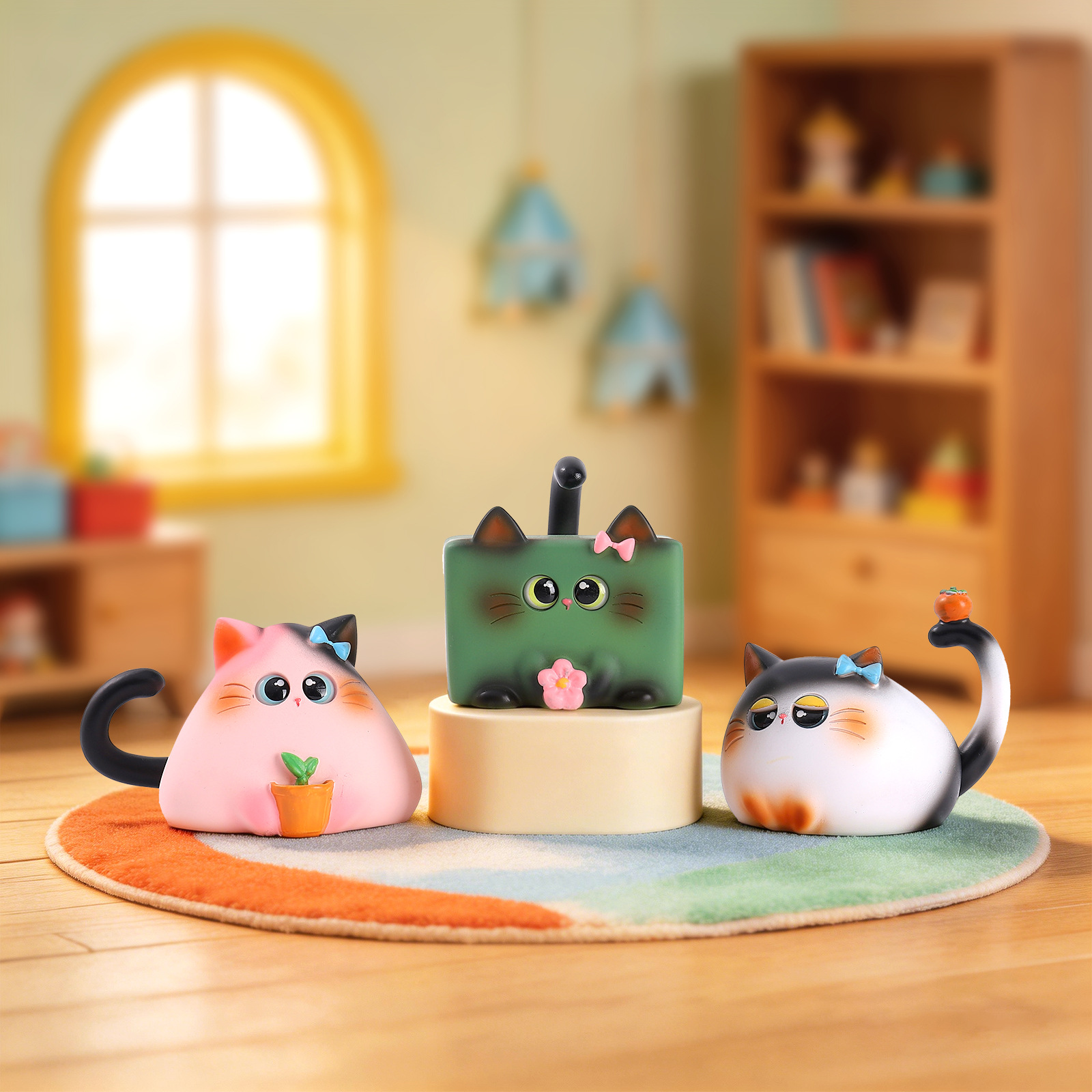 Blind Box Cat Figurine Resin C - Office Furniture Ideas 리뷰 및 가격