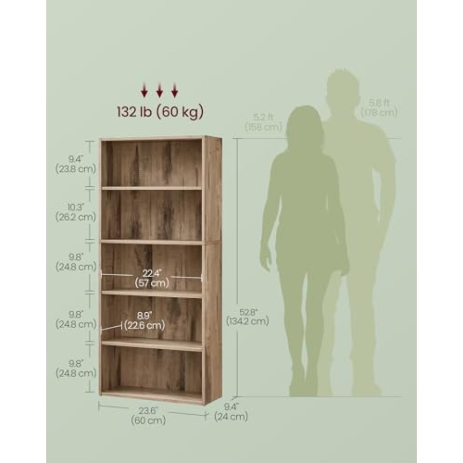 Custos Collection - Bookshelf  - Bookshelf 5 Tier 리뷰 및 가격