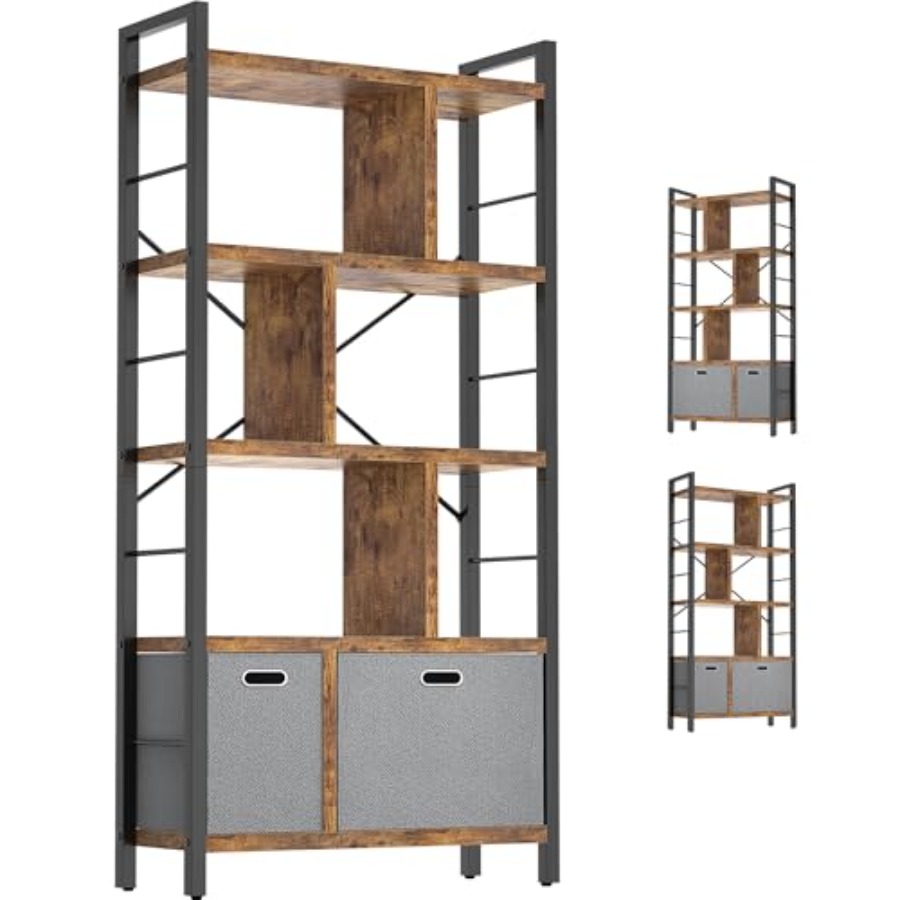 Bookshelf with Drawers - 5 Tie - Bookshelf 5 Tier 리뷰 및 가격