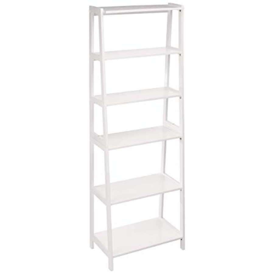 5-Tier Sturdy Rubberwood Ladde - Bookshelf 5 Tier 리뷰 및 가격