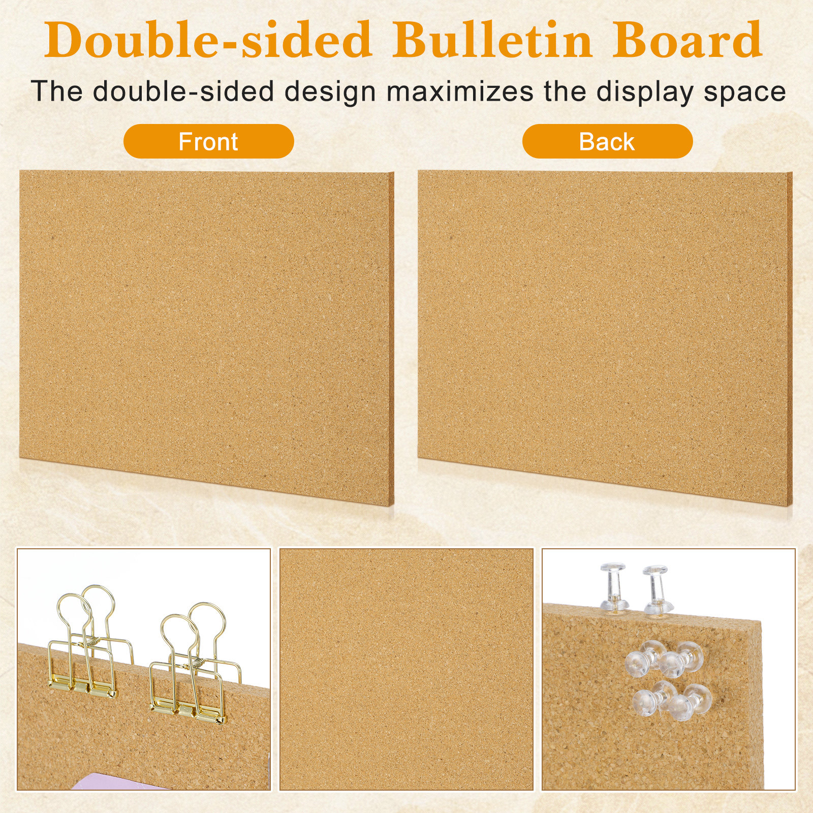 Pin Board Cork Bulletin Wooden - Bulletin Board Cork 리뷰 및 가격