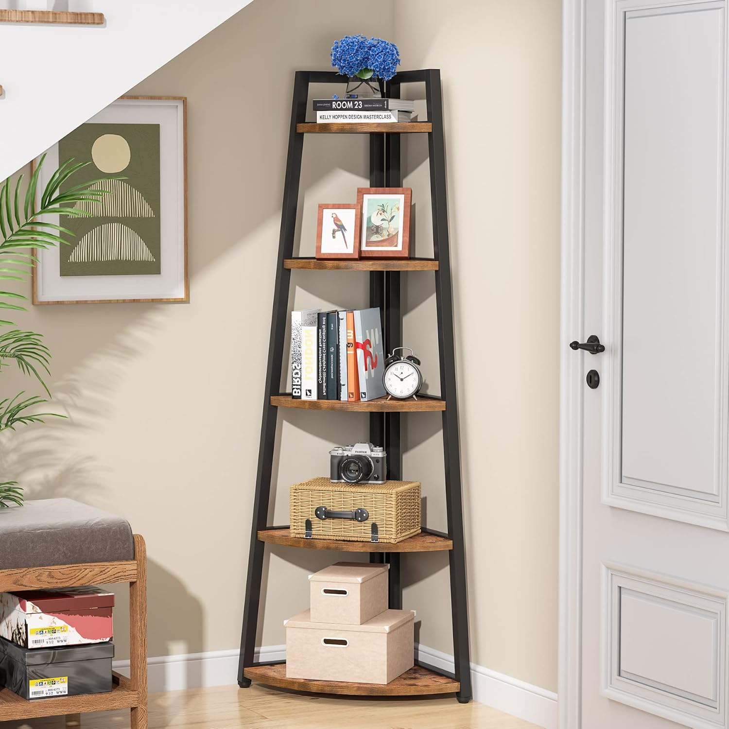5-Tier Tall Corner Shelf for S - Bookshelf 5 Tier 리뷰 및 가격