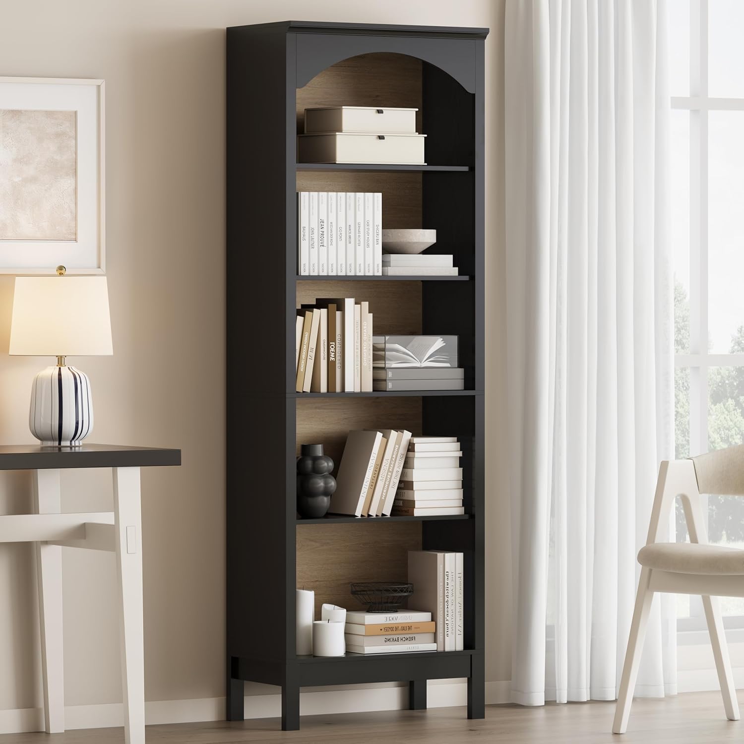 Arched Bookshelf with 5 Tier O - Bookshelf 5 Tier 리뷰 및 가격