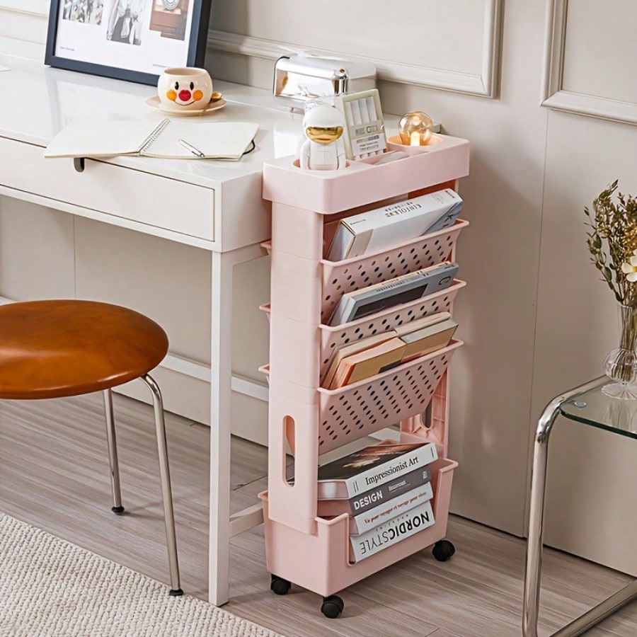 5-Tier Movable Bookshelf, Tabl - Bookshelf 5 Tier 리뷰 및 가격