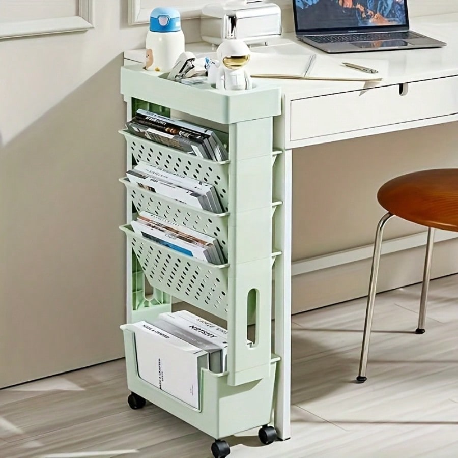 5-Tier Movable Bookshelf, Tabl - Bookshelf 5 Tier 리뷰 및 가격