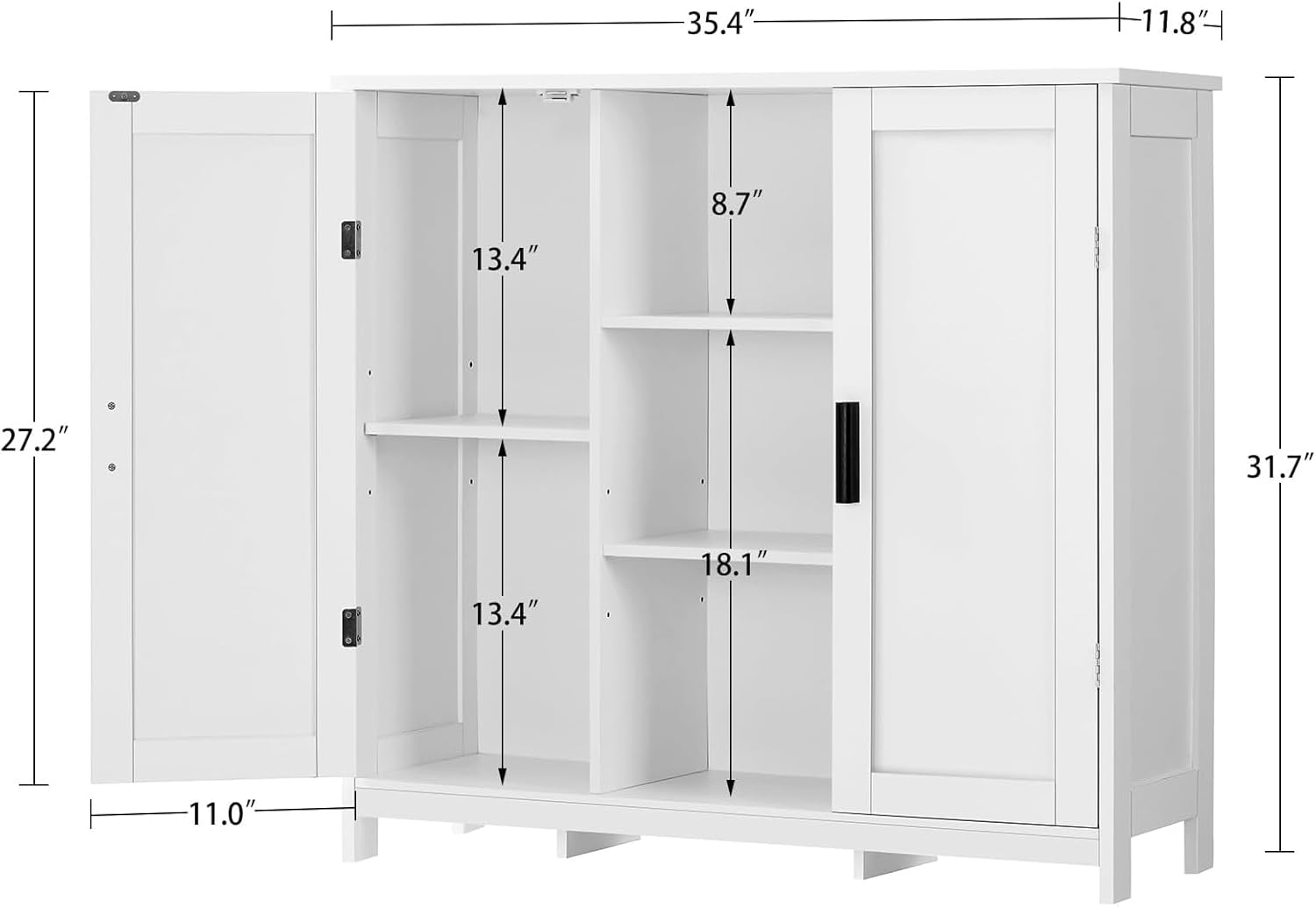 Storage Cabinet with 2 Doors a - Credenza Office Storage 리뷰 및 가격