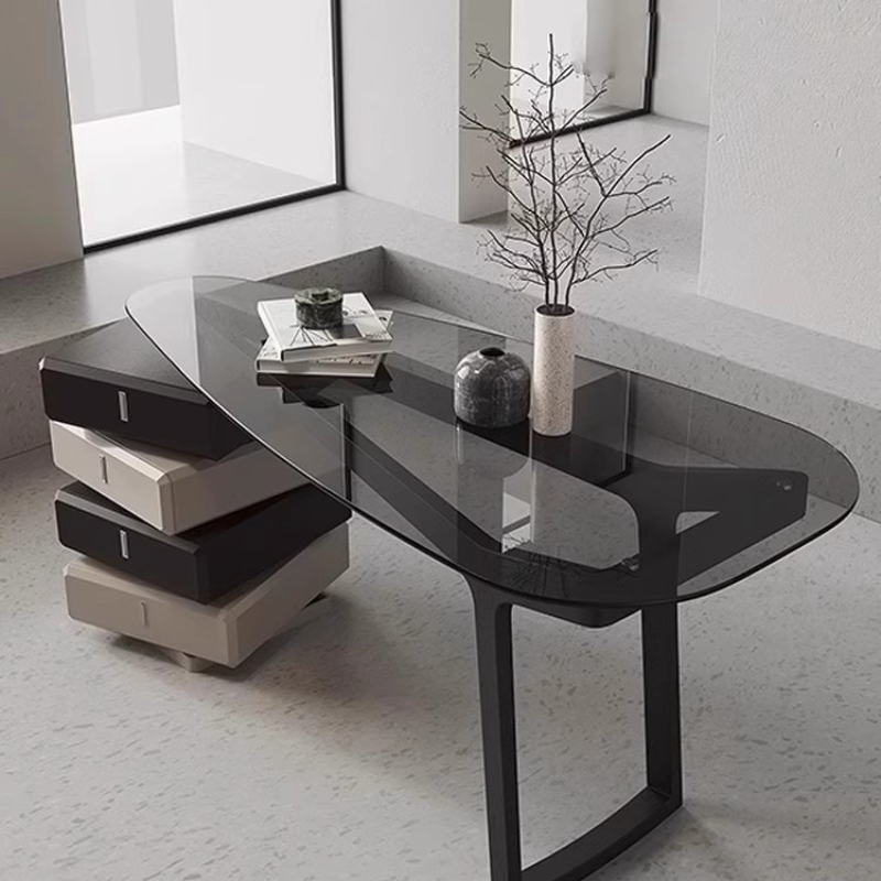 Italian Boss Curved Glass Offi - Office Furniture High End 리뷰 및 가격