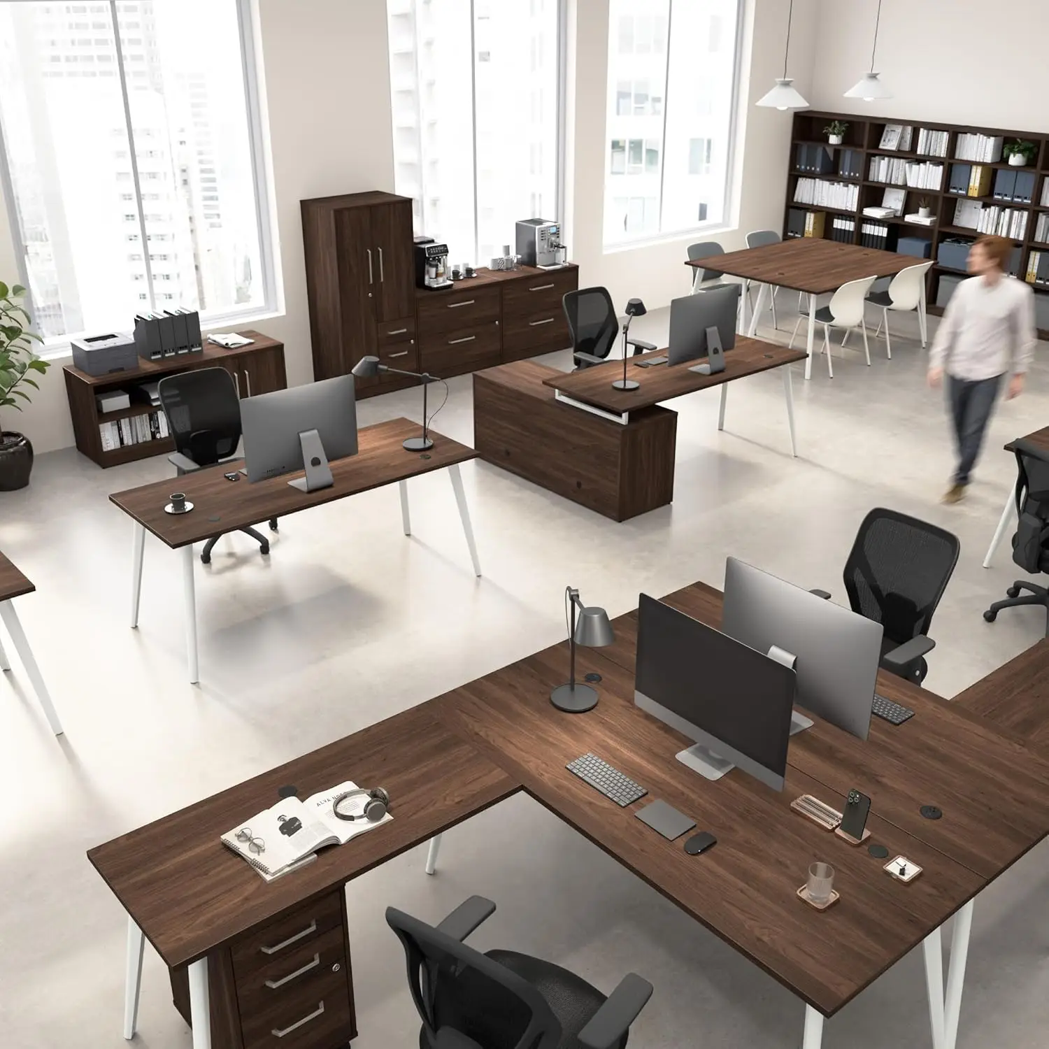 Low Storage Cabinet with Doors - Credenza Office Storage 리뷰 및 가격