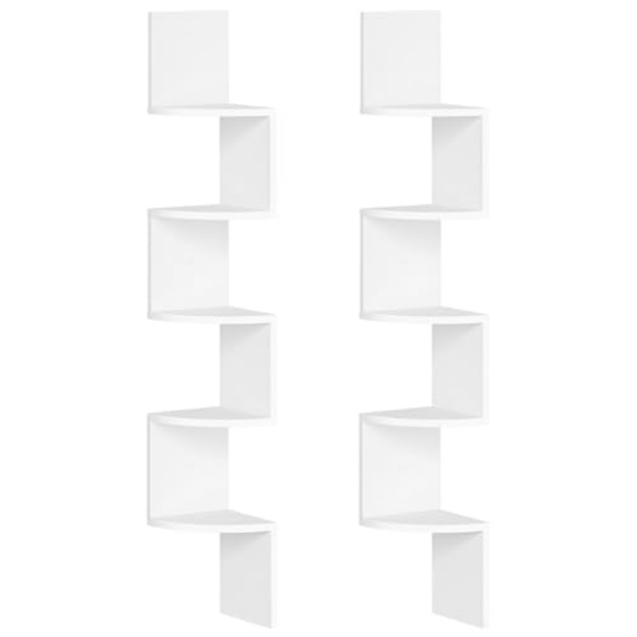 Corner Shelf Wall-Mounted, Set - Bookshelf 5 Tier 리뷰 및 가격