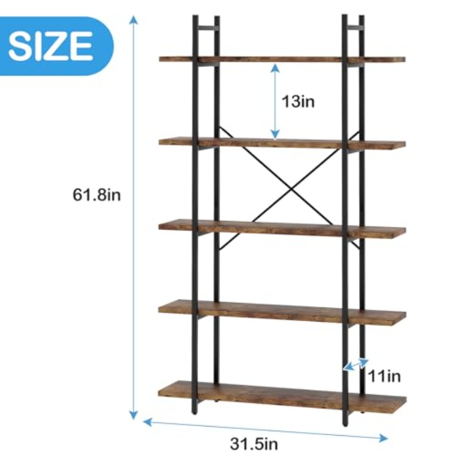 5 Tiers Bookshelf Organizer fo - Bookshelf 5 Tier 리뷰 및 가격