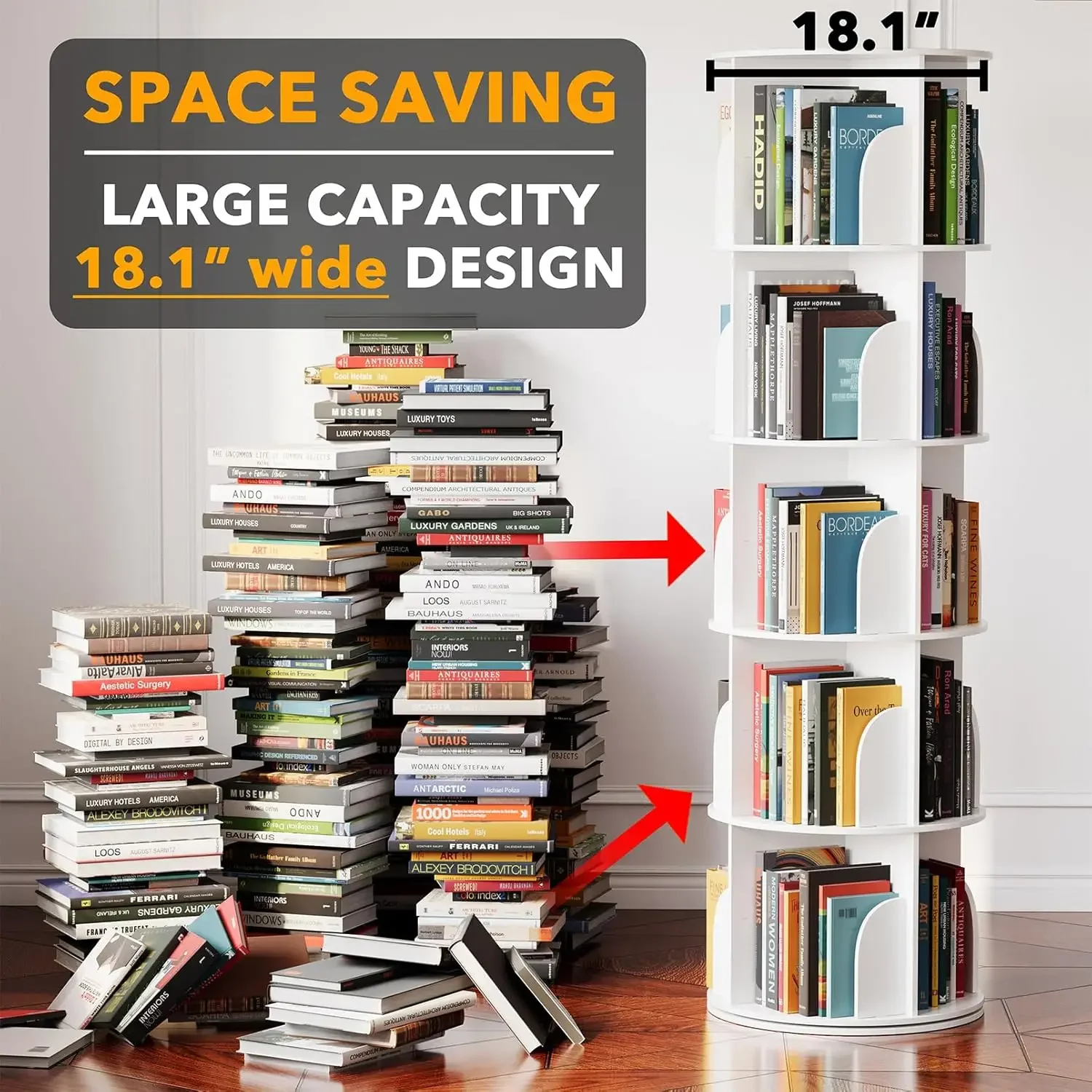 [New Arrival!]5 Tier Rotating  - Bookshelf 5 Tier 리뷰 및 가격