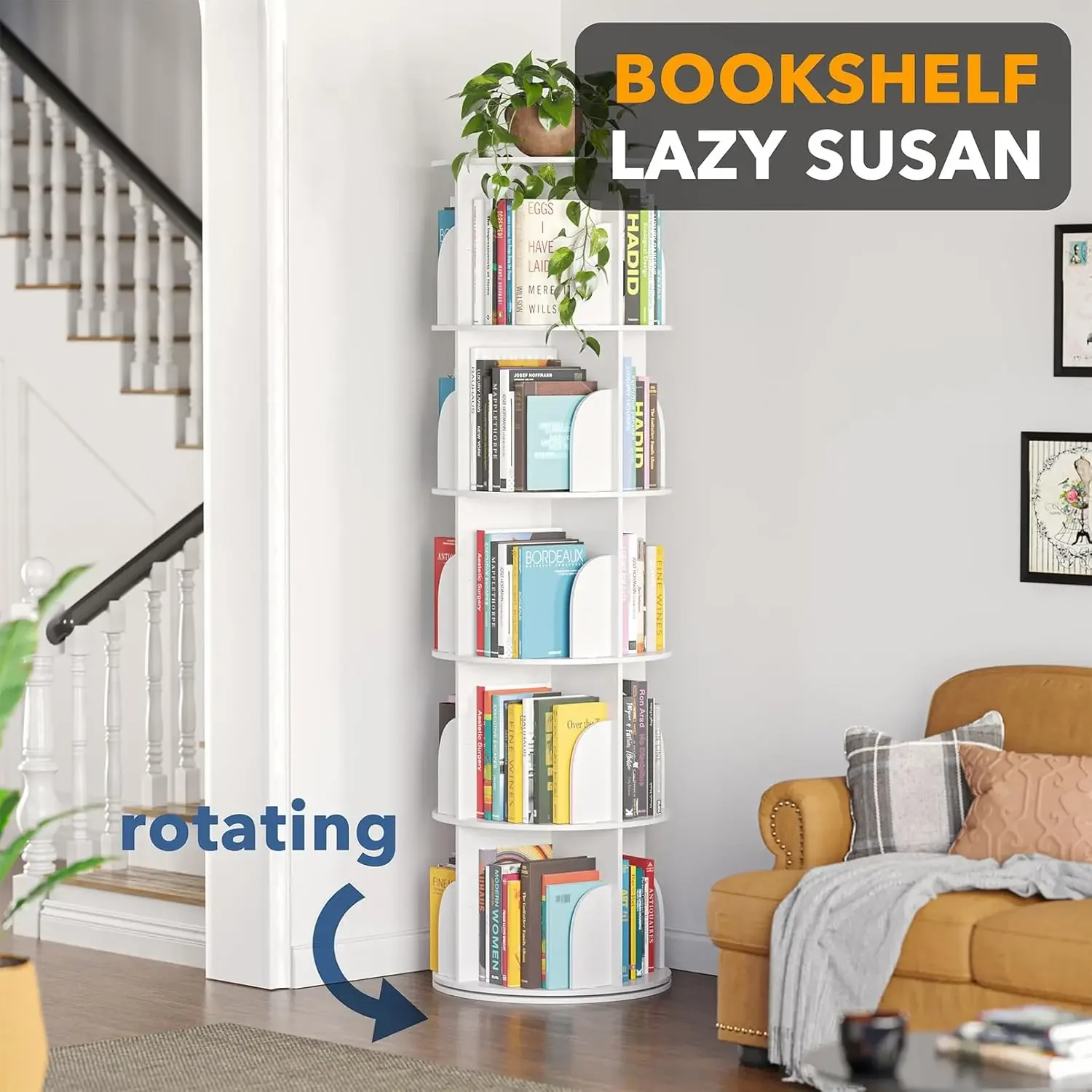 [New Arrival!]5 Tier Rotating  - Bookshelf 5 Tier 리뷰 및 가격